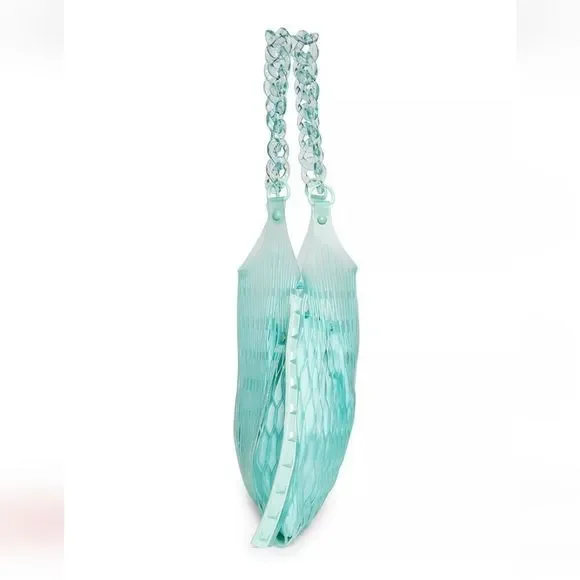 NWT STEVE MADDEN BLASER HOBO BAG AQUA - Picture 3 of 6